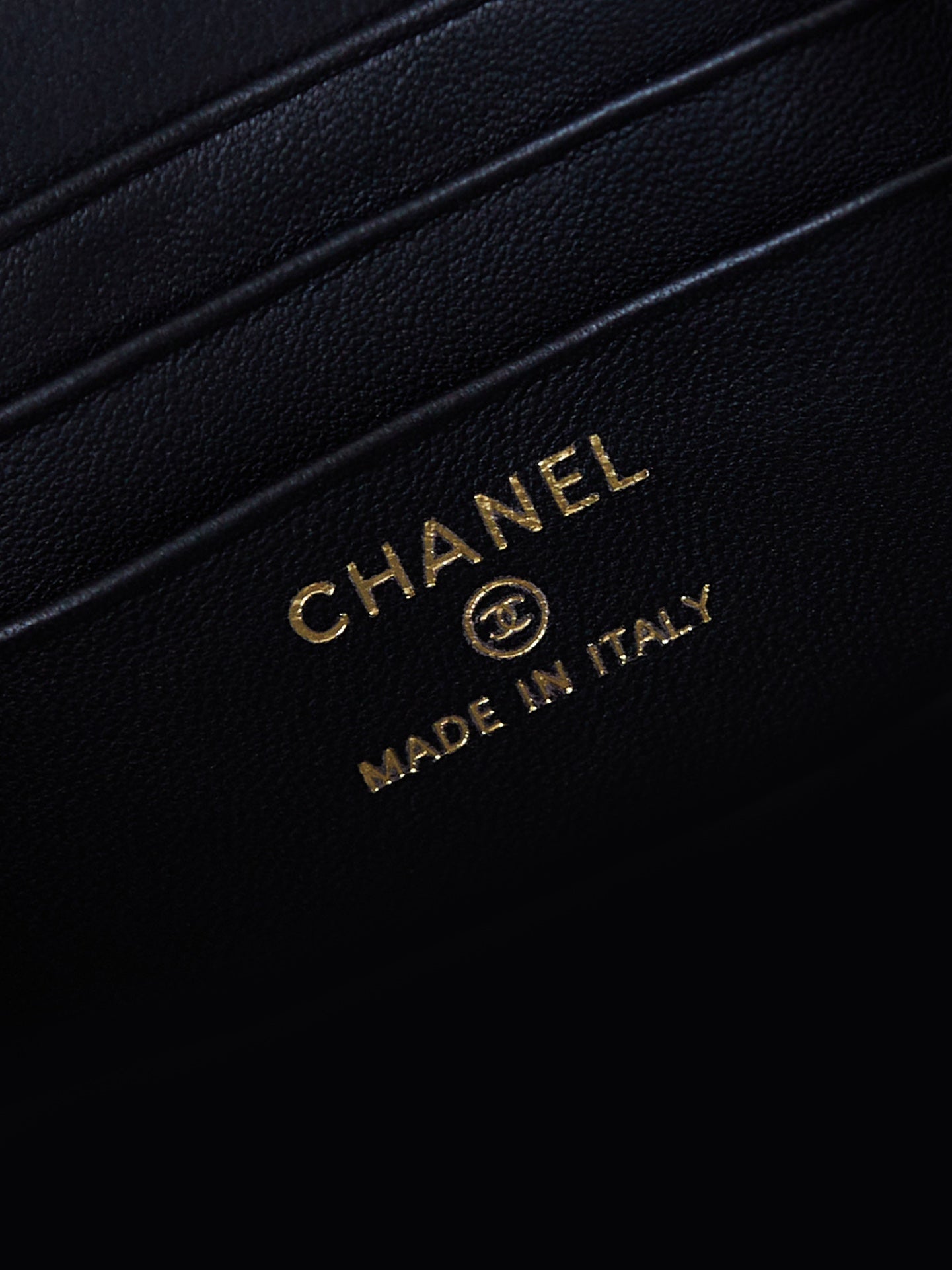 CHANEL 25S MINI VANITY BAG 16 CM IN BLACK LAMBSKIN WITH CRYSTAL-EMBELLISHED LOGO