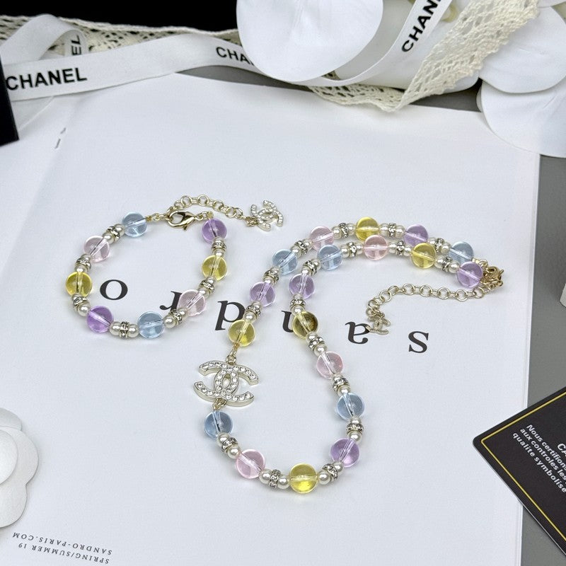 18K Chanel 26C Color Crystal Bracelet