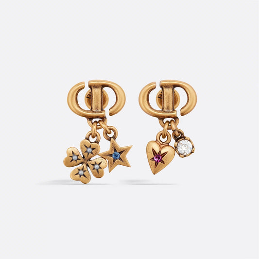 18K Dior Lucky Charms Earrings