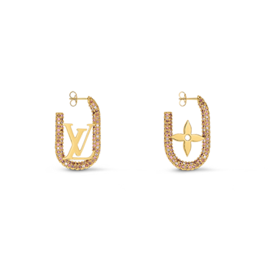 18K Louis Vuitton My Chain Earrings