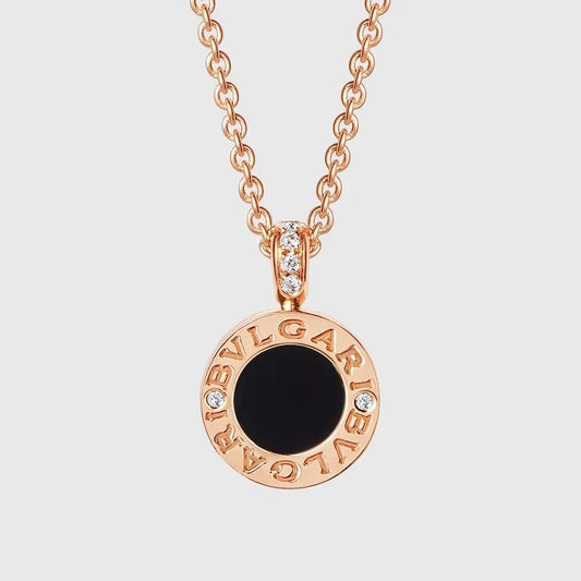 18K BVLGARI Black Ceramic Necklace