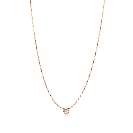 18K Tiffany Elsa Peretti Diamonds Necklace