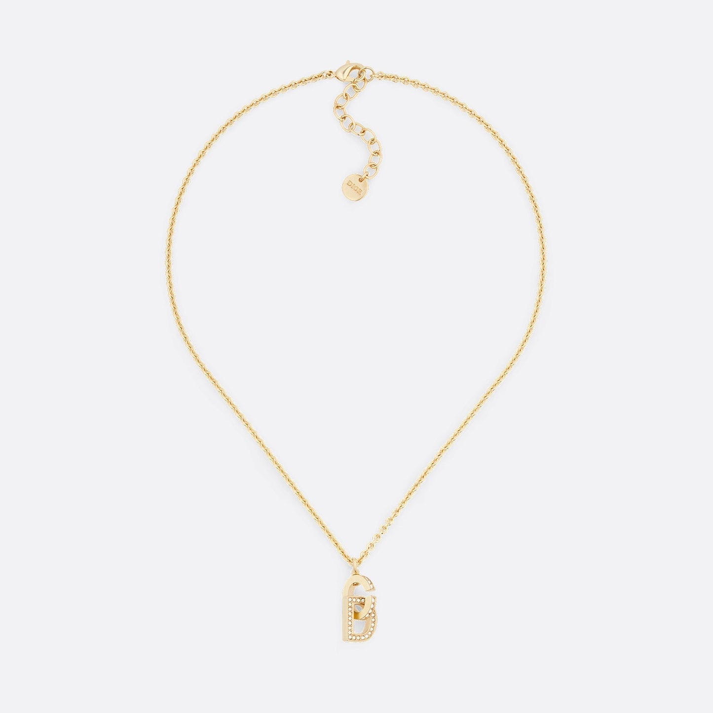 18K Dior Lock Necklace