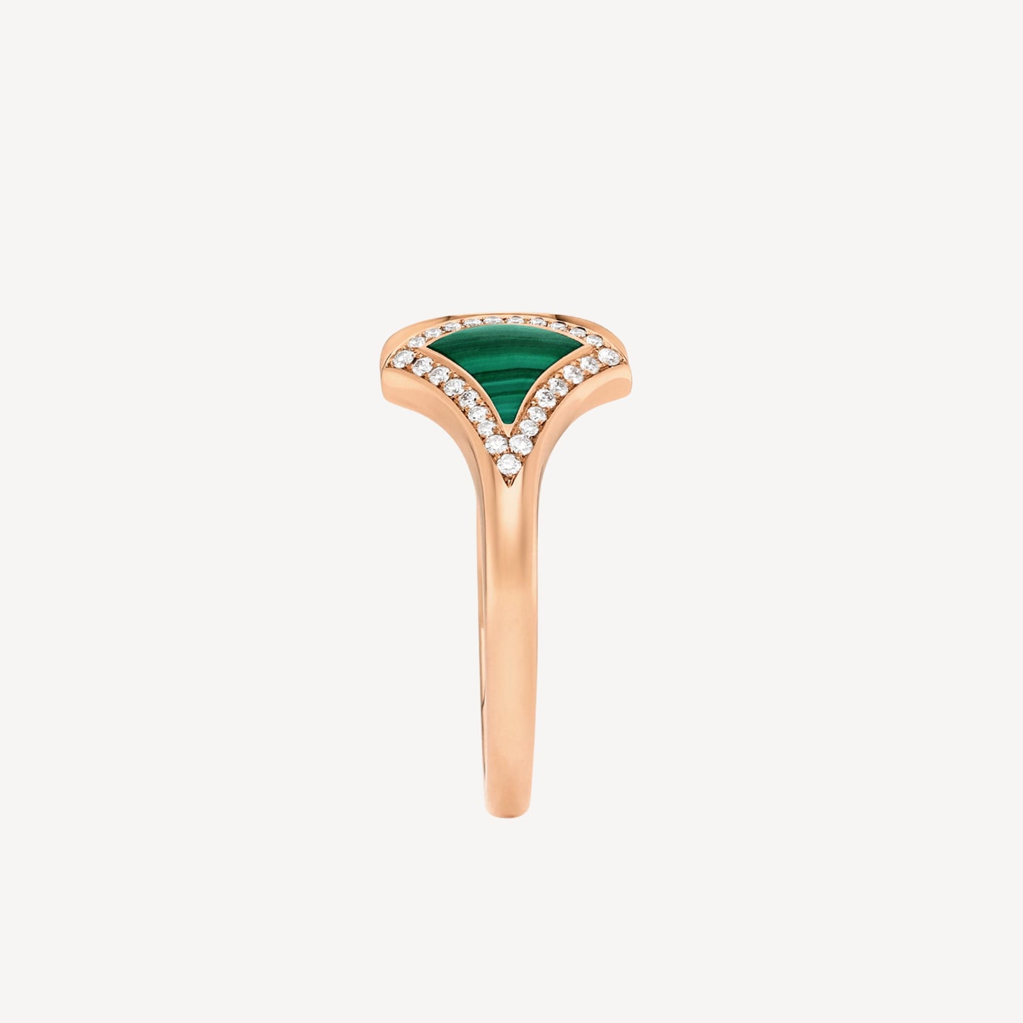 18K BVLGARI Dream Malachite Ring