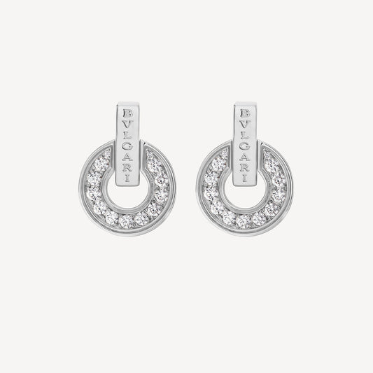 18K BVLGARI White Gold Earrings