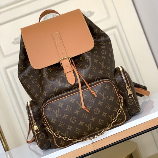 LOUIS VUITTON LV BACKPACK TRIO 45CM MONOGRAM CANVAS