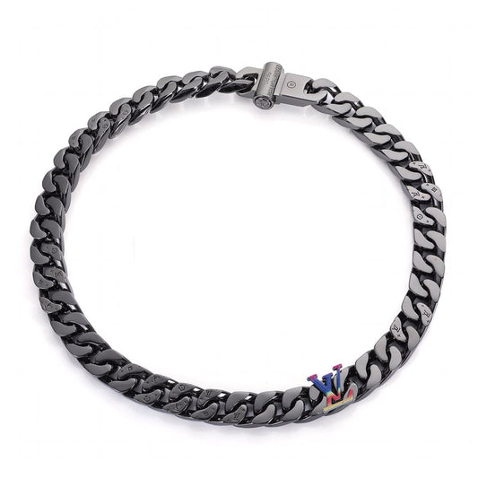 18K Louis Vuitton Rainbow Chain Link Necklace