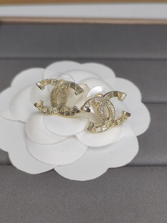18K Classic  Chanel Earrings