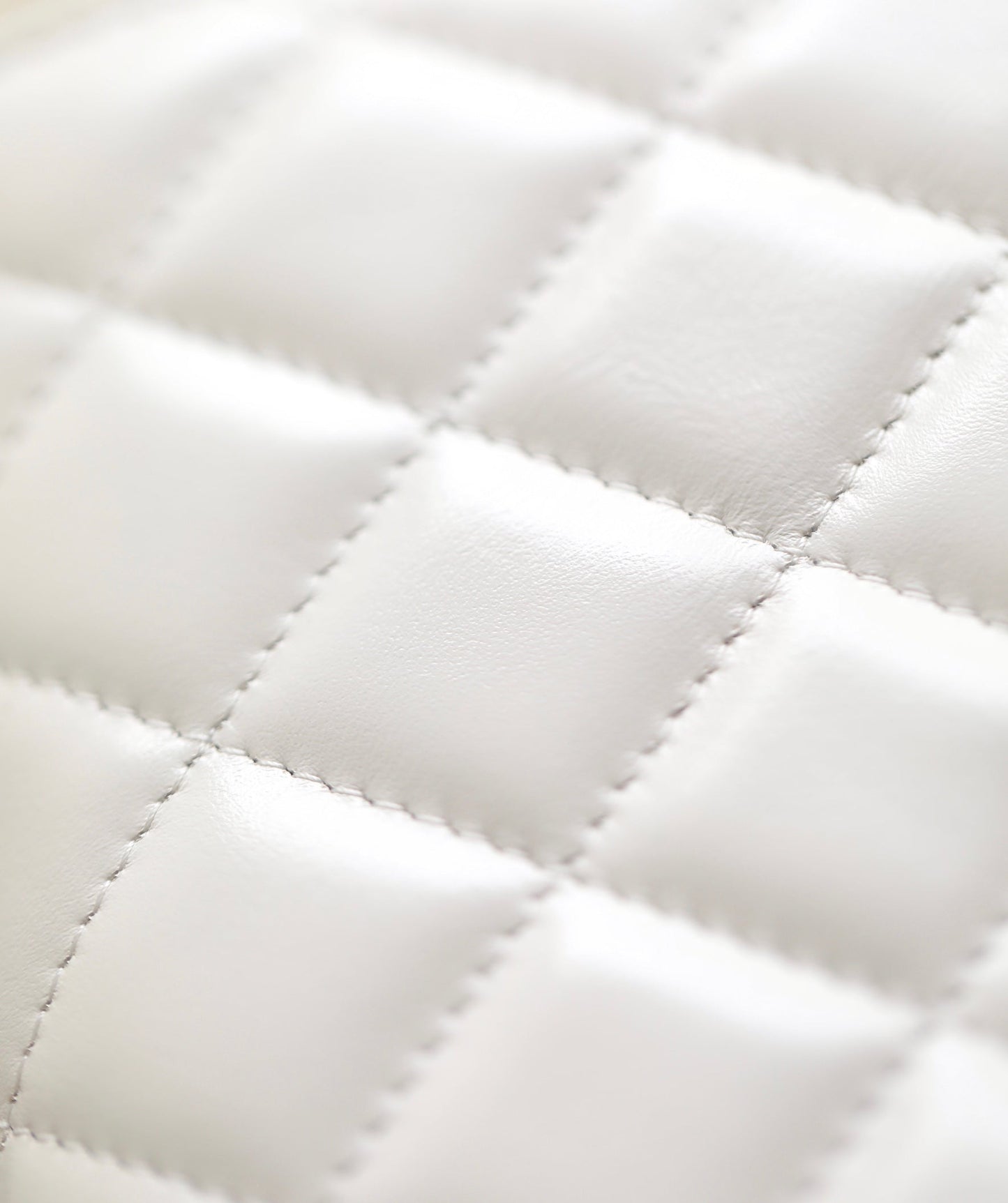 CHANEL WOC 19 WHITE LAMBSKIN SILVER HARDWARE