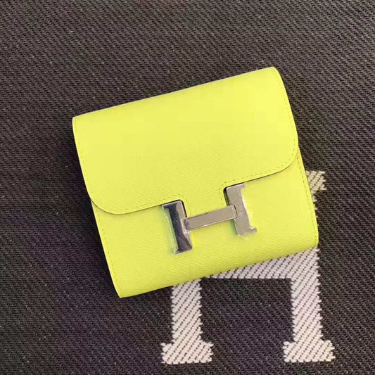 HERMES Constance 13 Lime Epsom Shw