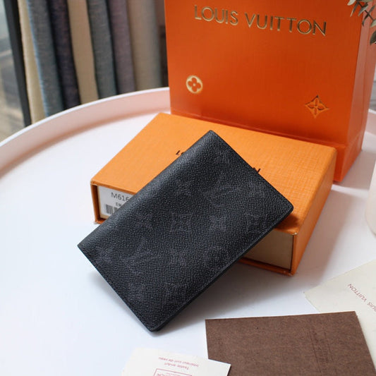 LOUIS VUITTON LV 25S PASSPORT HOLDER 14 IN MONOGRAM ECLIPSE COATED CALFSKIN