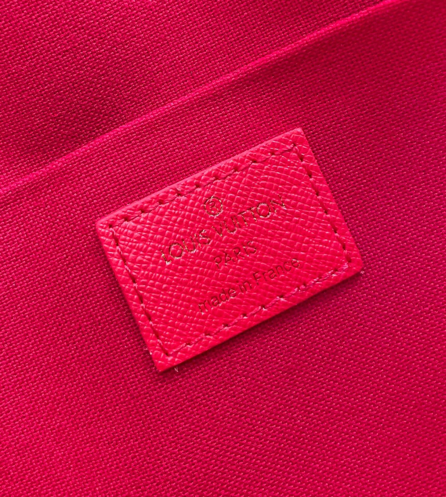 LOUIS VUITTON FÉLICIE POCHETTE 21 IN BROWN DAMIER EBENE COATED CANVAS GOLD HARDWARE