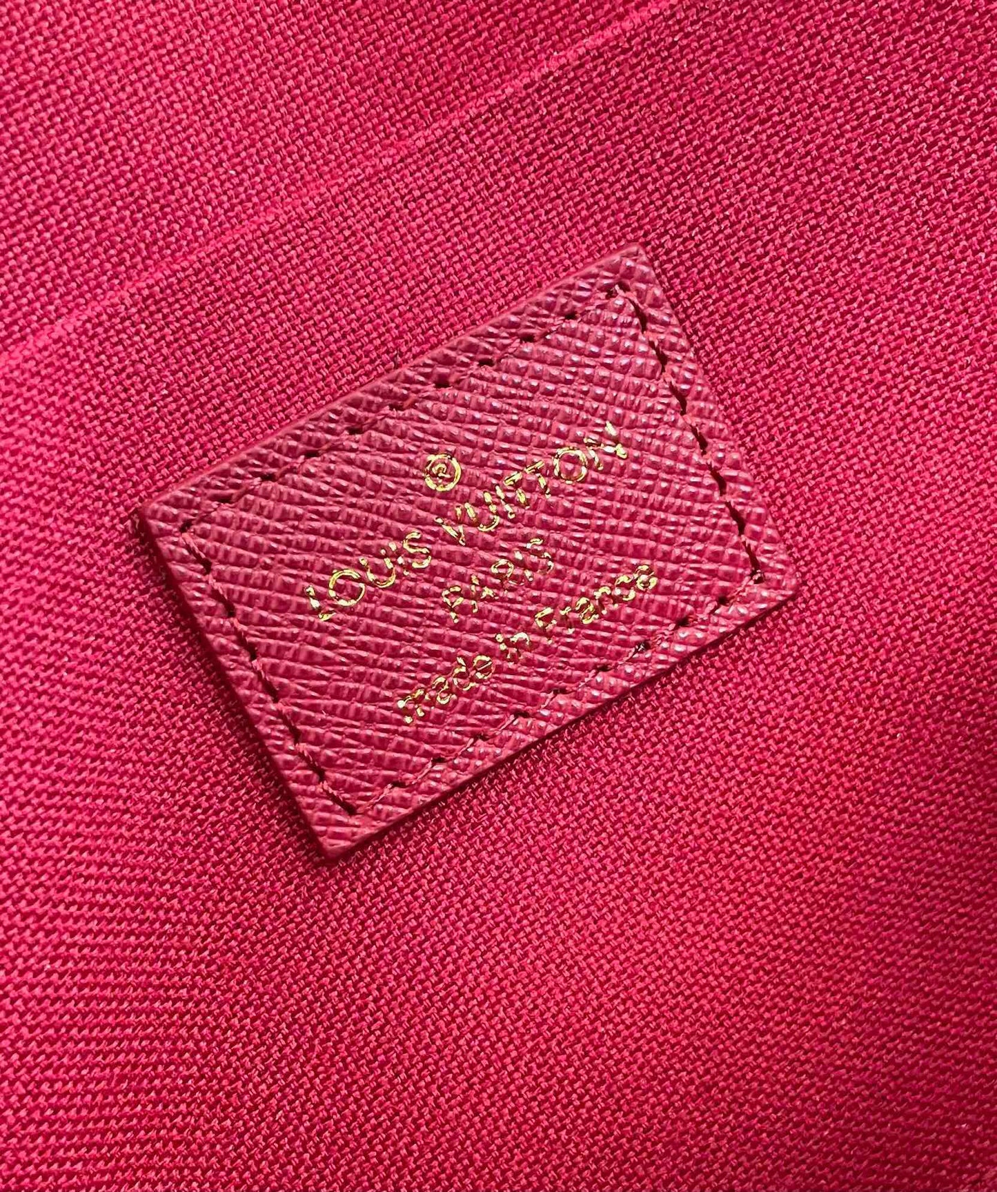 LOUIS VUITTON FÉLICIE POCHETTE 21 IN BROWN MONOGRAM CANVAS GOLD HARDWARE