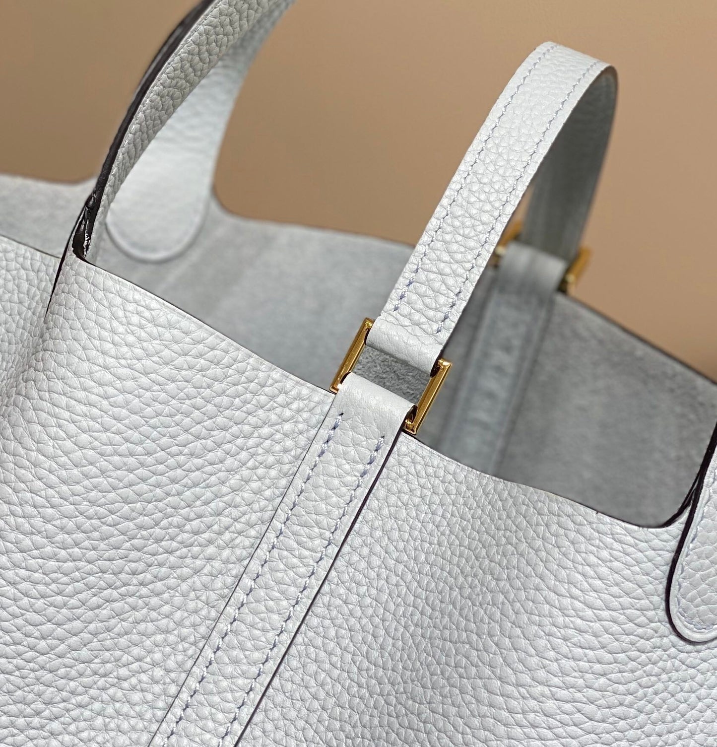 HERMES picotin lock 22 light blue togo ghw