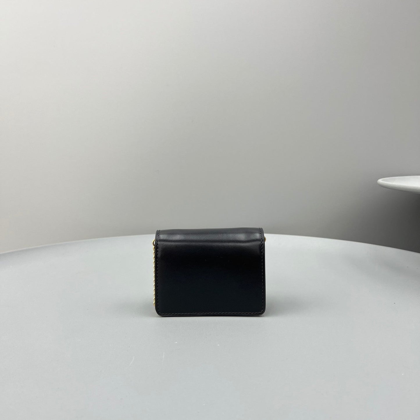 CELINE CUIR TRIPHOME 11 BLACK CALFSKIN