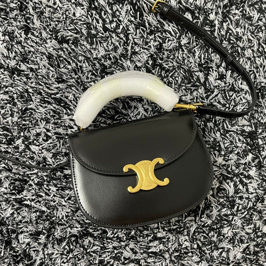 CELINE BESACE TRIPHOME 17 CALFSKIN BLACK