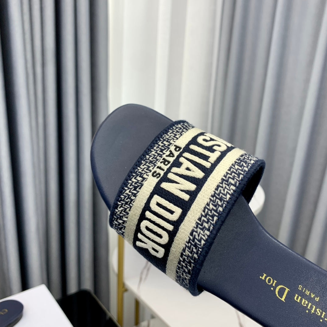 DIOR CD Mule Dway Slide 10mm Multi-motifs Style 41