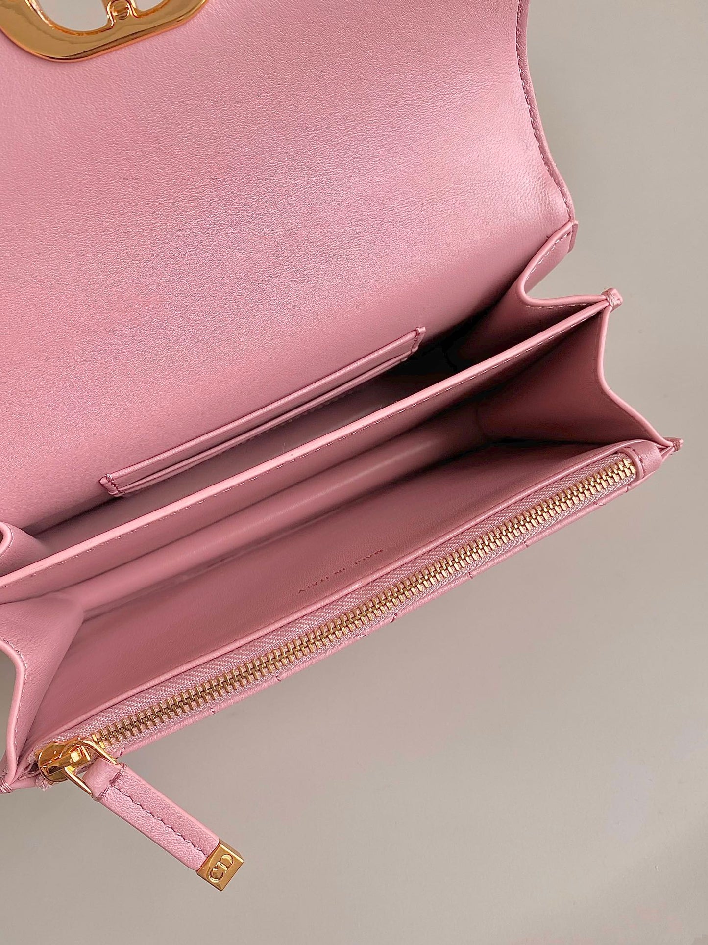 DIOR MISS CARO 17 CHAIN BAG IN HOT PINK LAMBSKIN