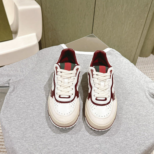 GUCCI Retro sneakers WHite Red