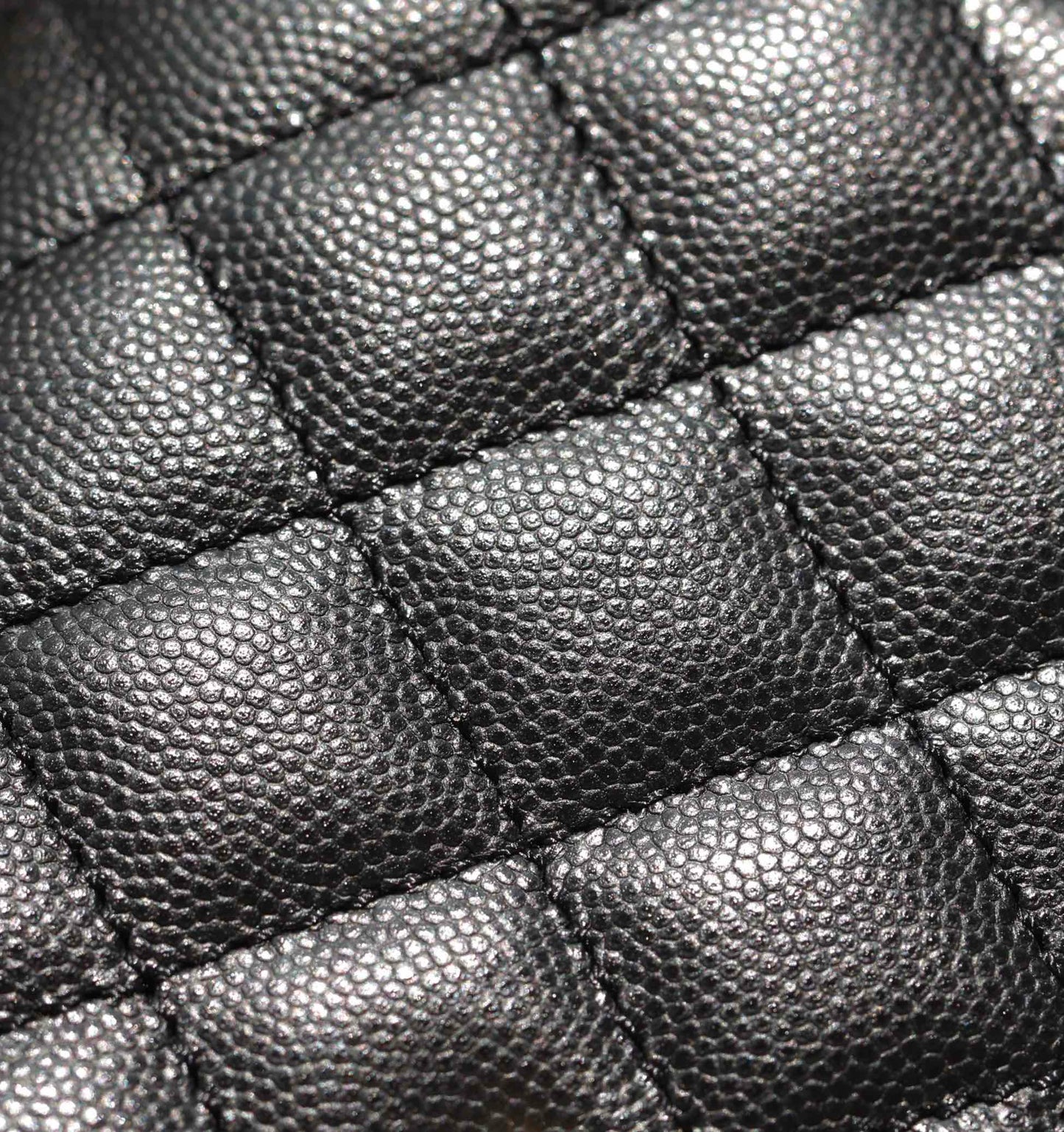 CHANEL 25S FLAP BAG 24 CM IN BLACK LAMBSKIN WITH GOLD HARDWARE