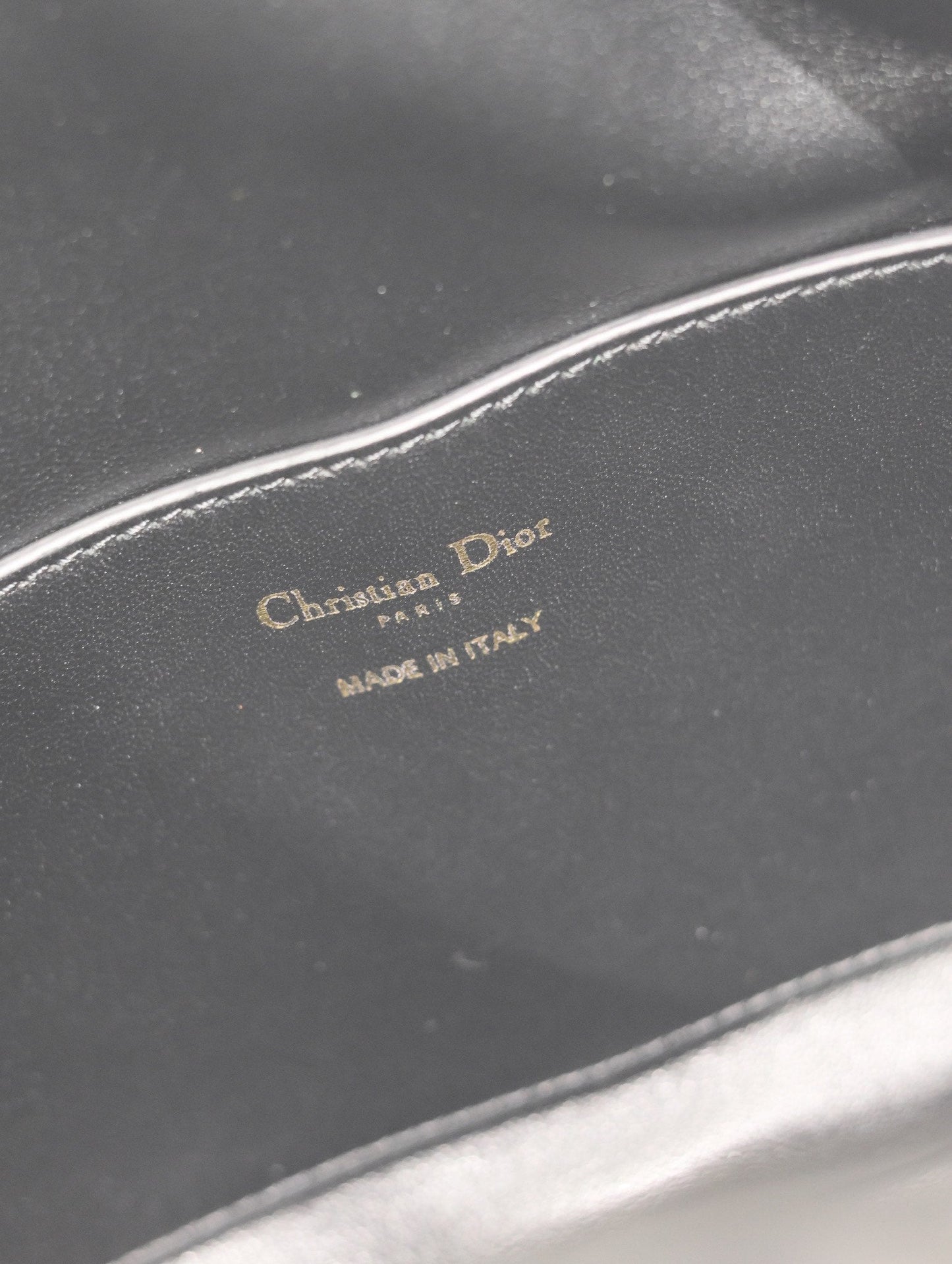 DIOR MINI 27 NOLITA BAG IN BLACK MACROCANNAGE CALFSKIN