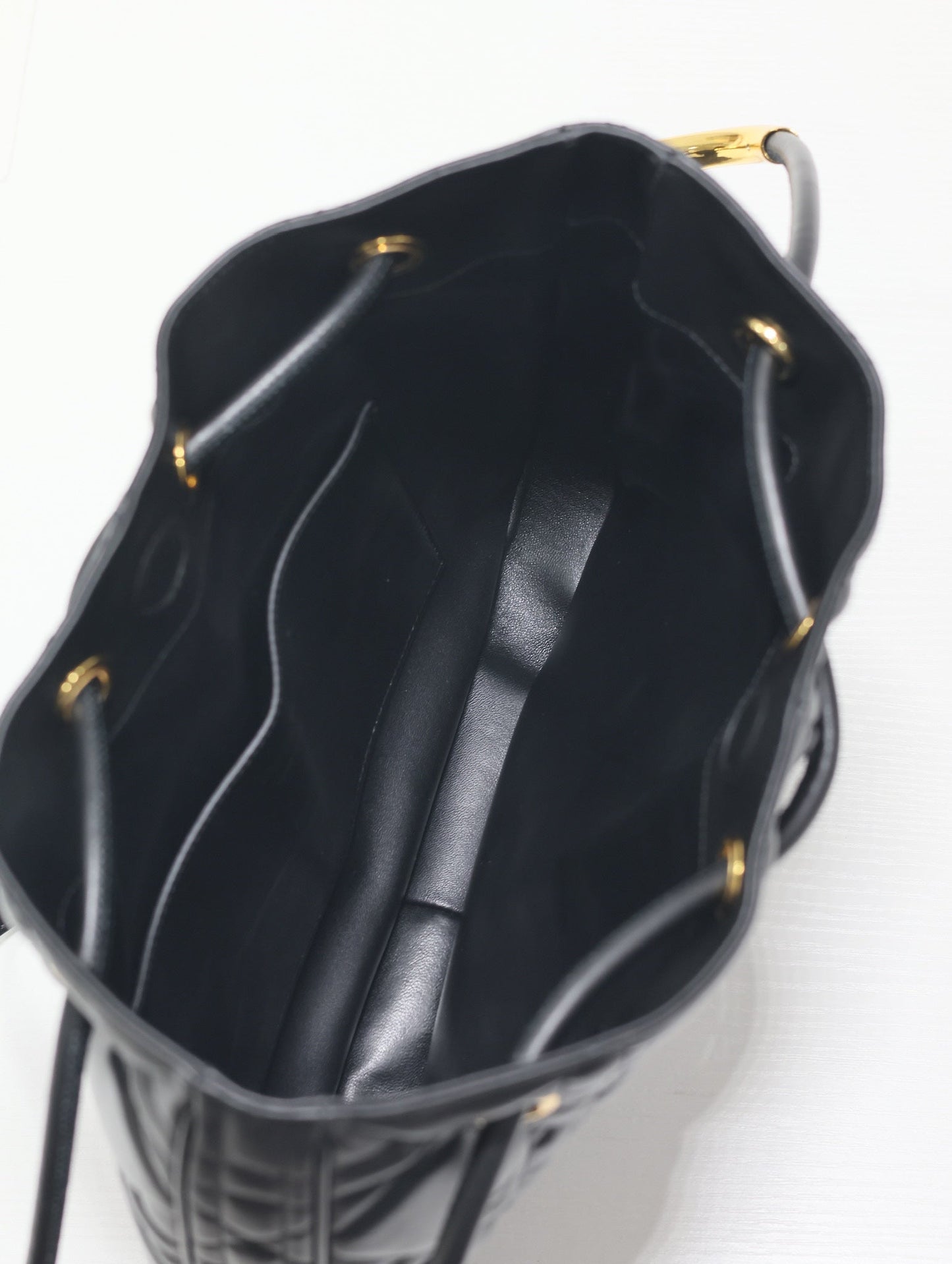 DIOR MEDIUM 34 NOLITA BAG IN BLACK MACROCANNAGE CALFSKIN