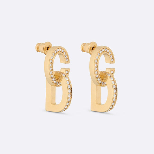 18K Dior Lock Earrings