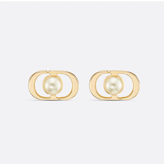 18K Dior Petit Jolie Mini Stud Earrings