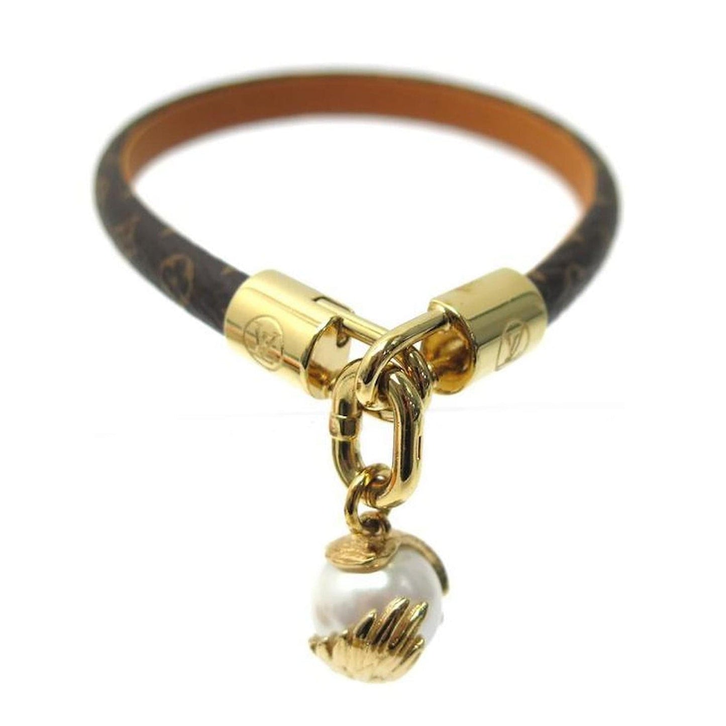 18K Louis Vuitton Pearl Angels Bracelet