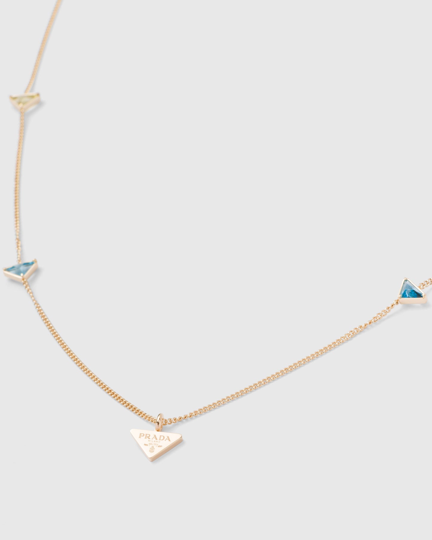 18K Prada Eternal Gold Semi-Precious Stones Necklace