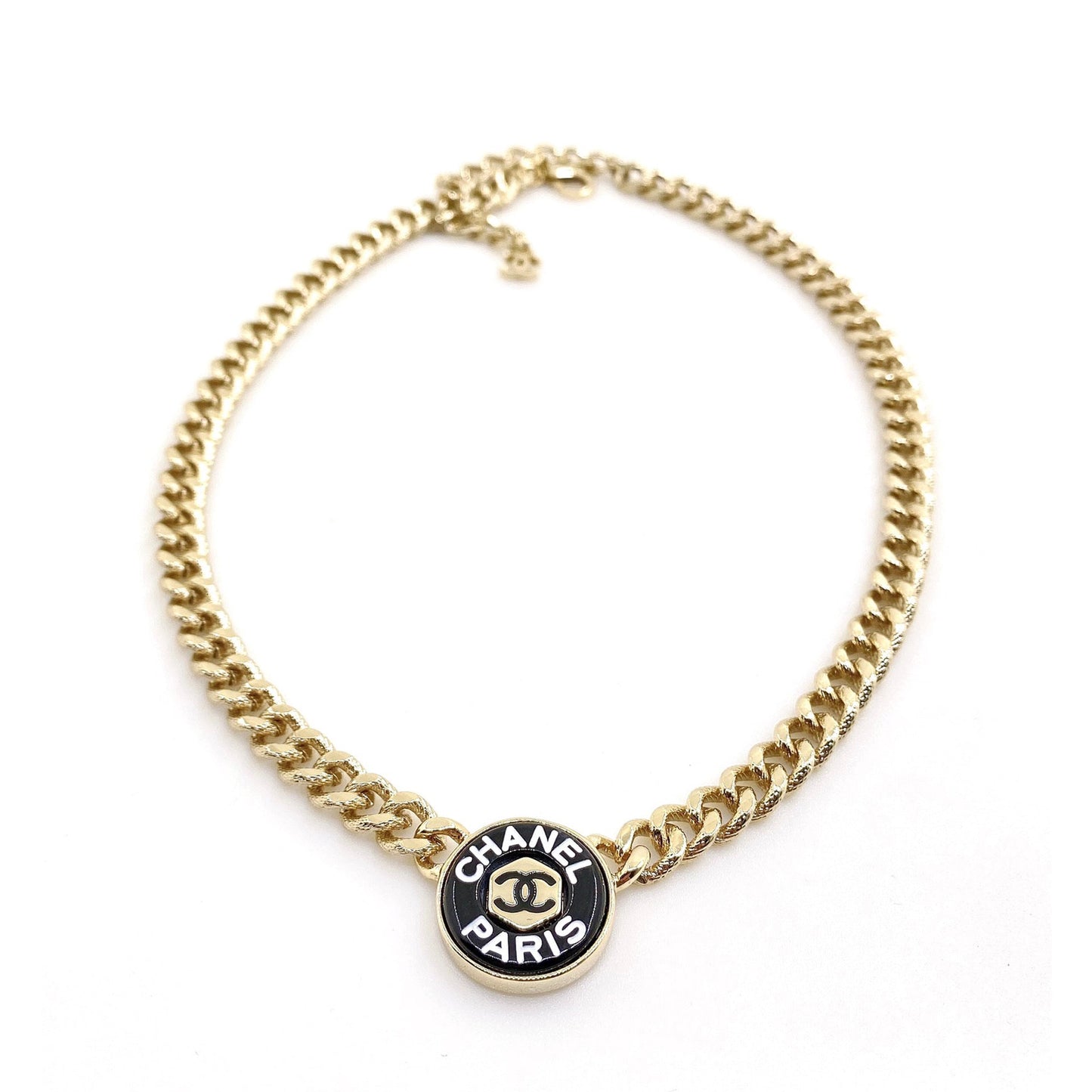 18K  Chanel Paris Choker Necklace