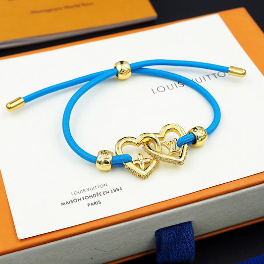 18K Louis Vuitton My Love Blue Bracelet