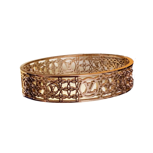18K Louis Vuitton Cuff Chains Bracelet
