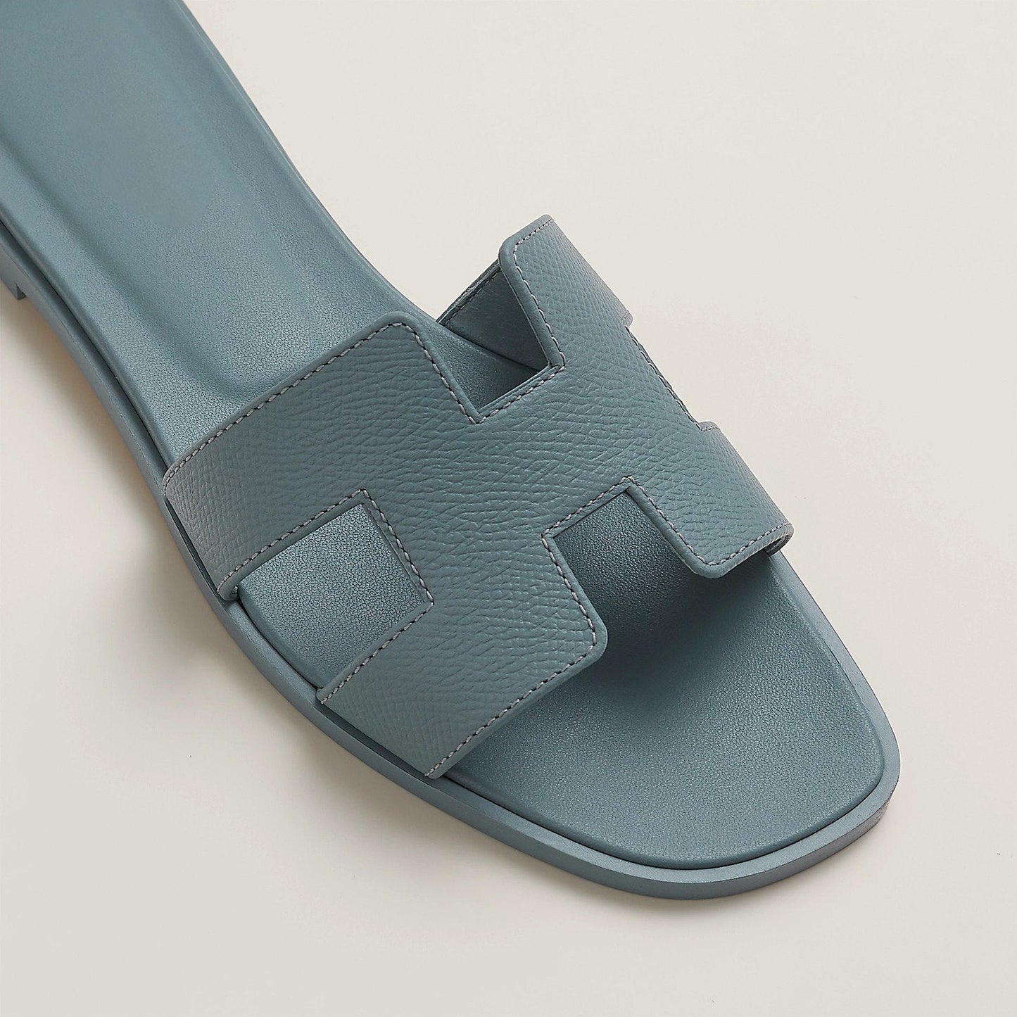 HERMES 0RAN SANDAL GRIS ANTARCTIQUE